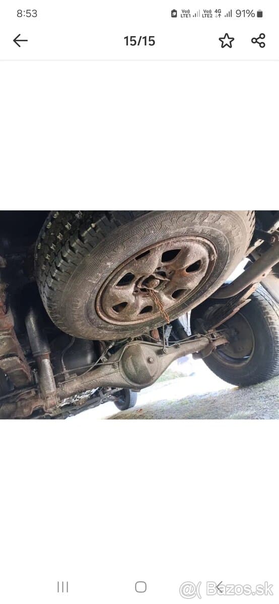 TOYOTA HILUX 2,5 DIESEL 4X4 UZÁVIERKU MA