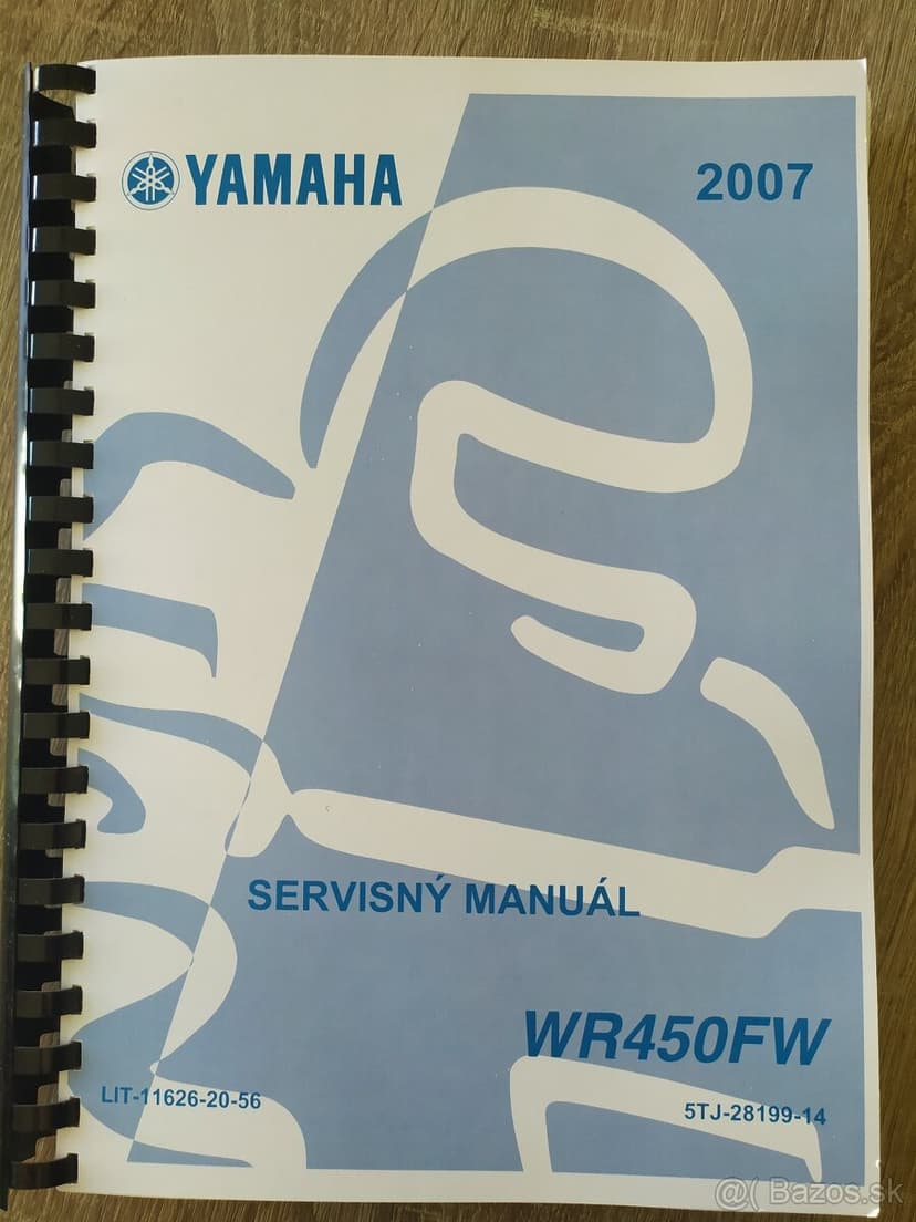 Yamaha WR450F servisny manual