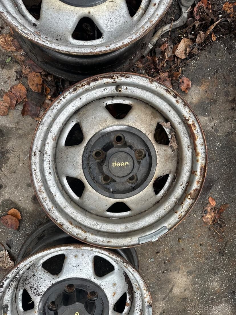 Wrangler YJ plechové disky - origo