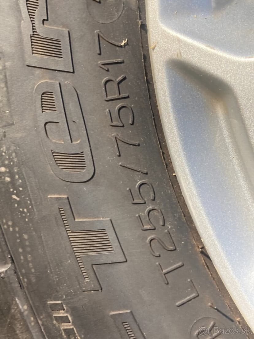 ALU kola JEEP WRANGLER JL JK R17x7 + 5 PNEU