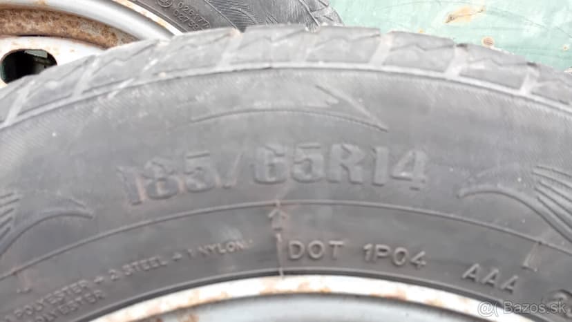 Predám zimné pneumatiky 185/65 R14
