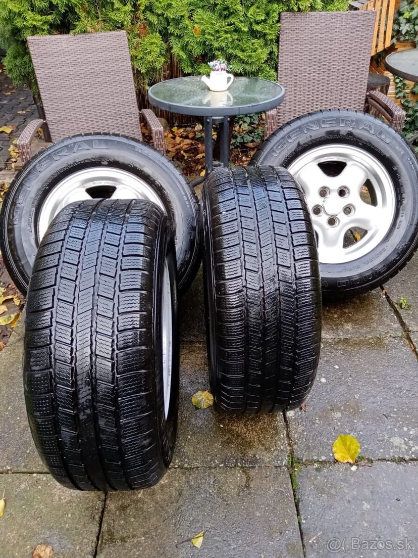 Hliníkové disky Range Rover R16-Komplet so zimnými pneumatik