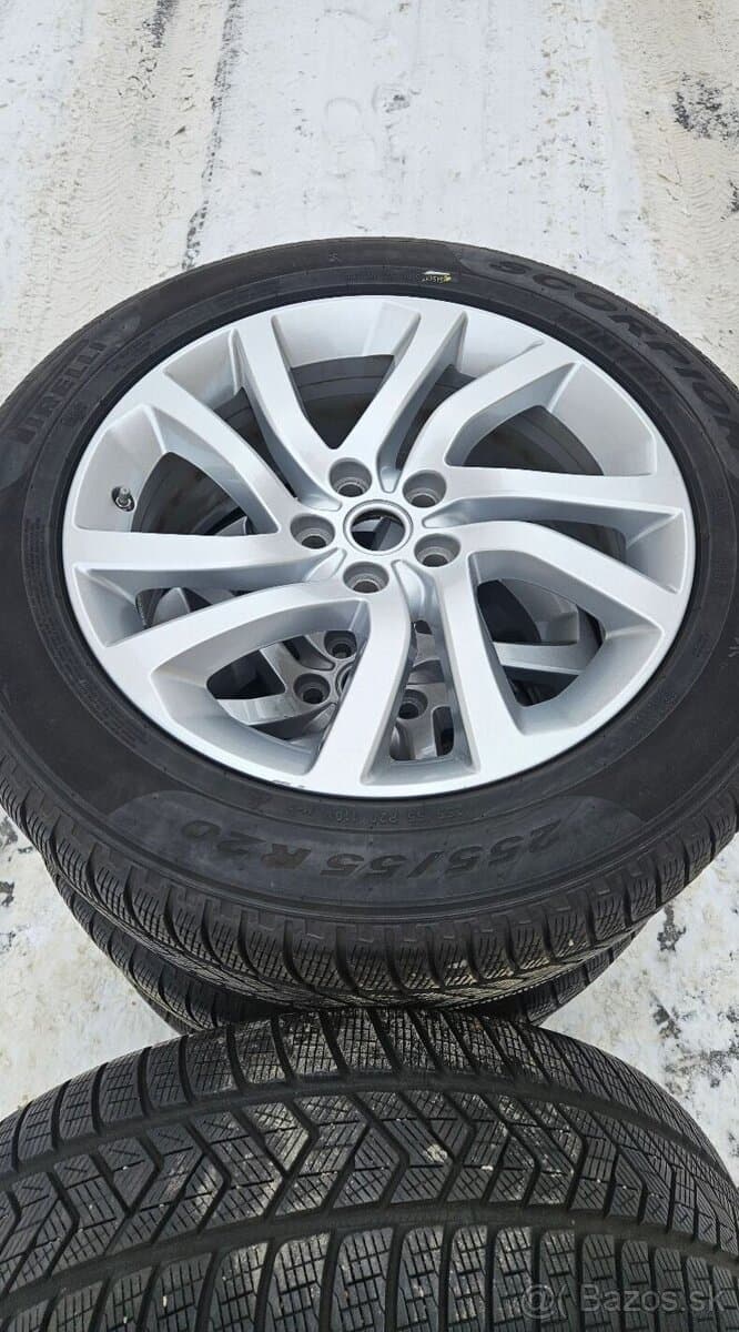 Originál Land Rover ALU kola R20 5x120 + Pirelli