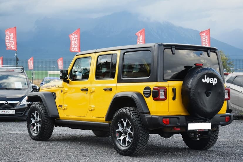 Jeep Wrangler 2.0T 200 kw Rubicon - odpočet DPH