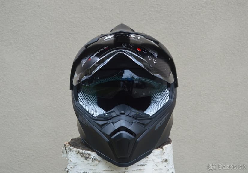 Predám SHOT mat čierna helma prilba atv enduro