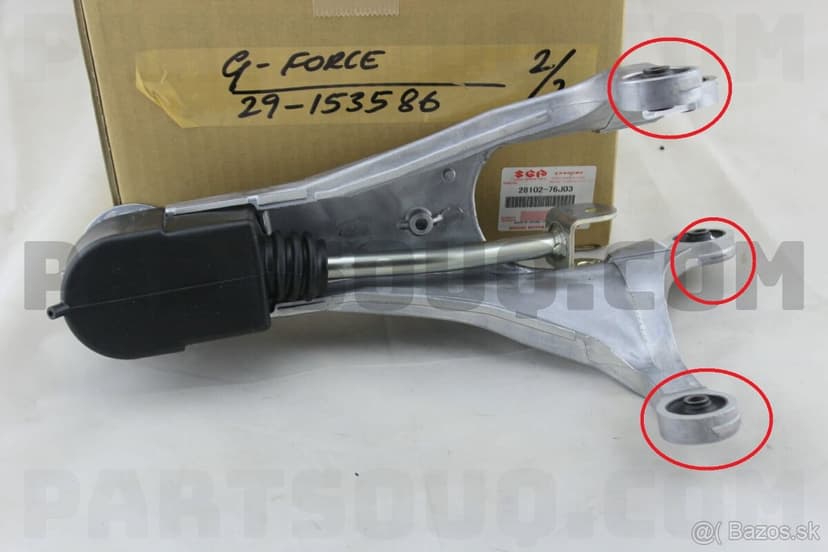 Suzuki Jimny, silentbloky kulisy řazení, 2005-2018