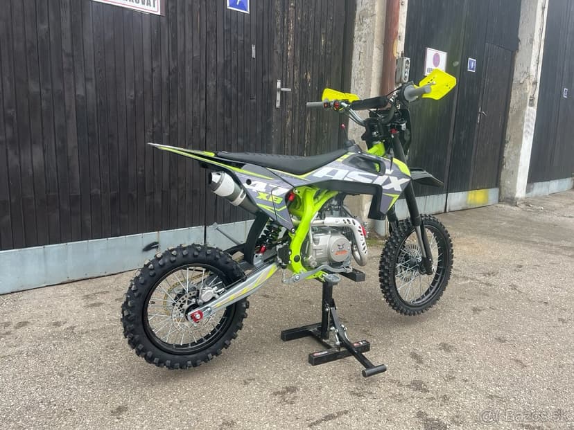 Pitbike asix xb47 125cm3 17/14 el starter 2 roky Z
