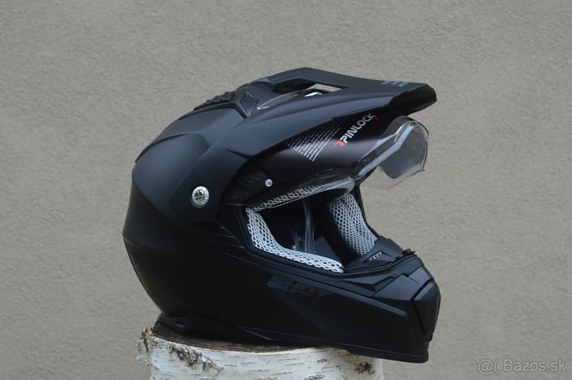 Predám SHOT mat. čierna helma prilba sx atv enduro