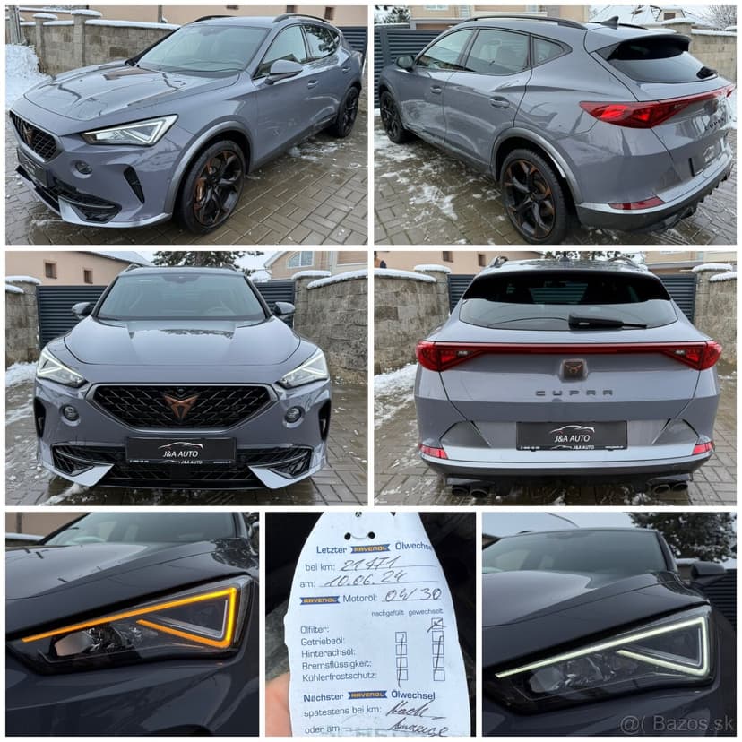 CUPRA FORMENTOR VZ 4DRIVE 2.0TSi DSG 228kW BREMBO/VIRTUAL/DC