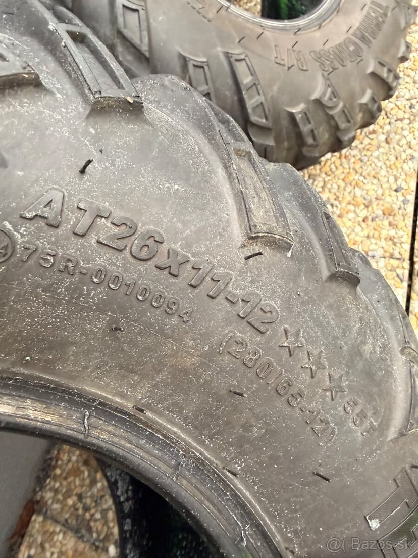 Pneumatiky na štvorkolku ITP Terracross r12