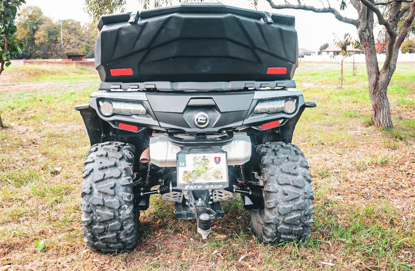 CFMOTO 850XC + radlica na sneh,3x kufor, plachta, alarm...