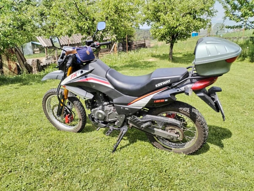 enduro keeway tx 125 s tp špz plne pojazdná