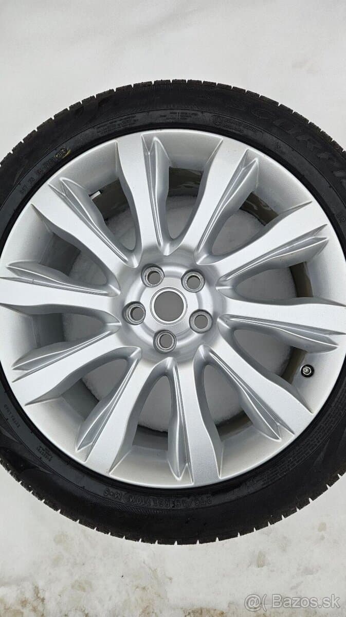 TOP ALU kola Land Rover 21" – 5×120, Pirelli 98 %