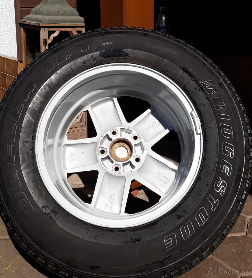 3x alu / rezerva, R18 5x127 orig. Jeep, (pneu 255/70)