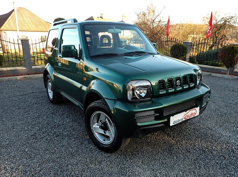 SUZUKI JIMNY 1.3 BENZIN 4x4 - 93tis km - ŤAŽNE-NOVA STK-