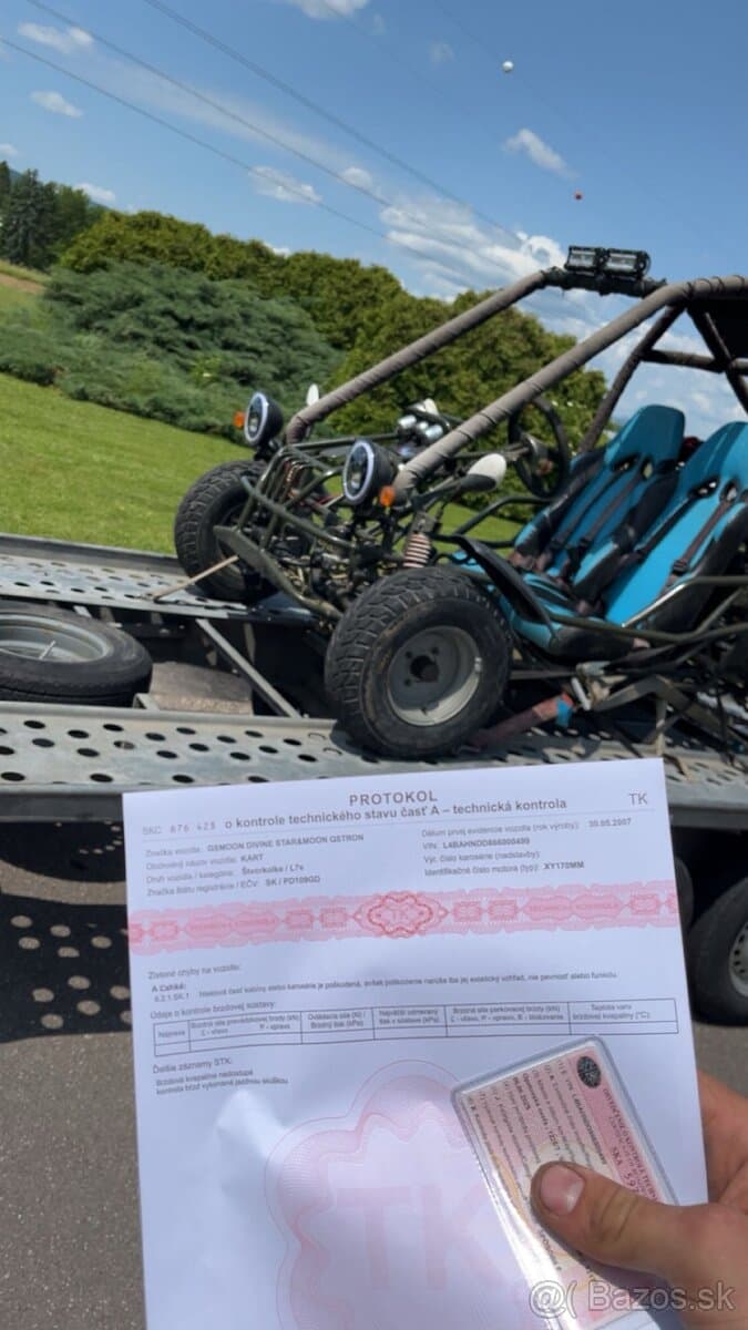 Buggy bugina GS Moon 260 – repas, STK, ŠPZ,