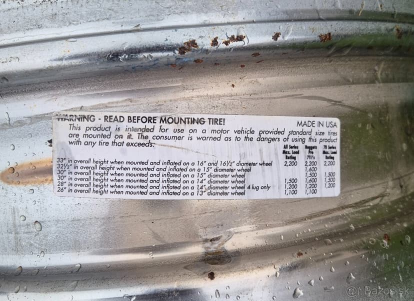 Offroad disky R15 - American Racing