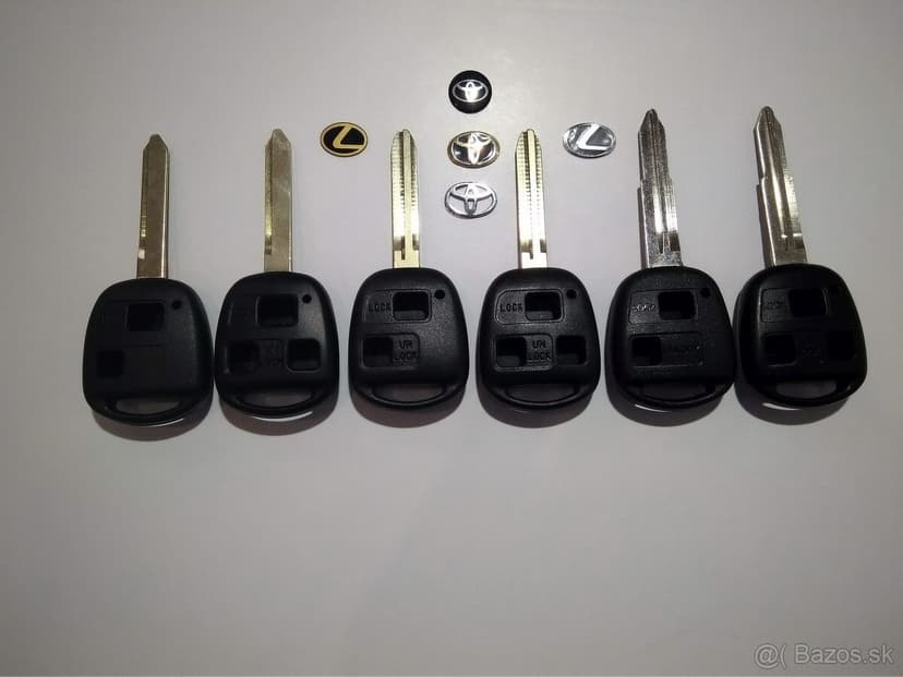 Toyota autokluč obal kluča avensis Rav yaris aygo prius