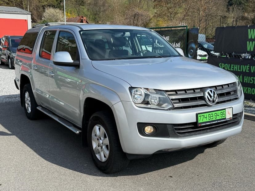 ►VW AMAROK 2,0 TDI 4x4 - TOP STAV, TOP KM, TAŽNÉ ◄