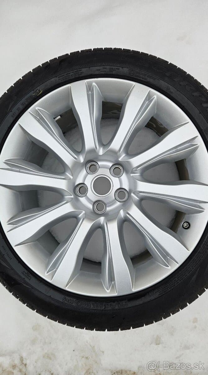 TOP ALU kola Land Rover 21" – 5×120, Pirelli 98 %