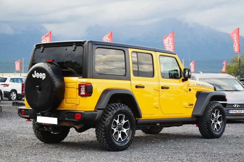 Jeep Wrangler 2.0T 200 kw Rubicon - odpočet DPH