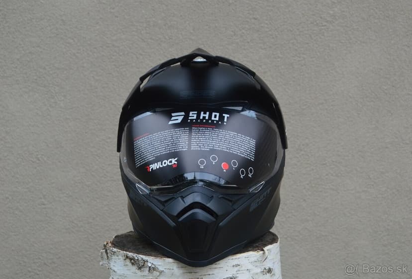 Predám SHOT mat čierna helma prilba atv enduro