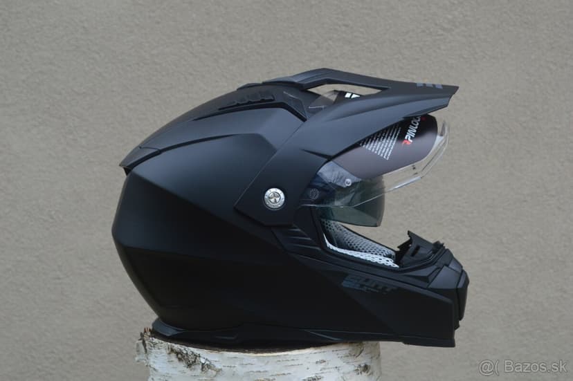 Predám SHOT matná čierna helma prilba enduro