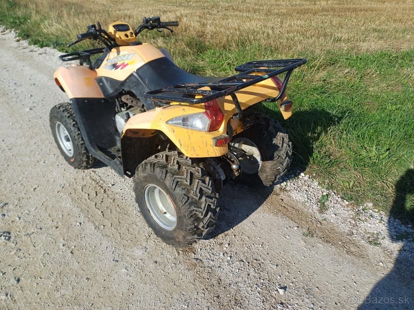 Kymco mxu250, stvorkolka automat, spiatočka