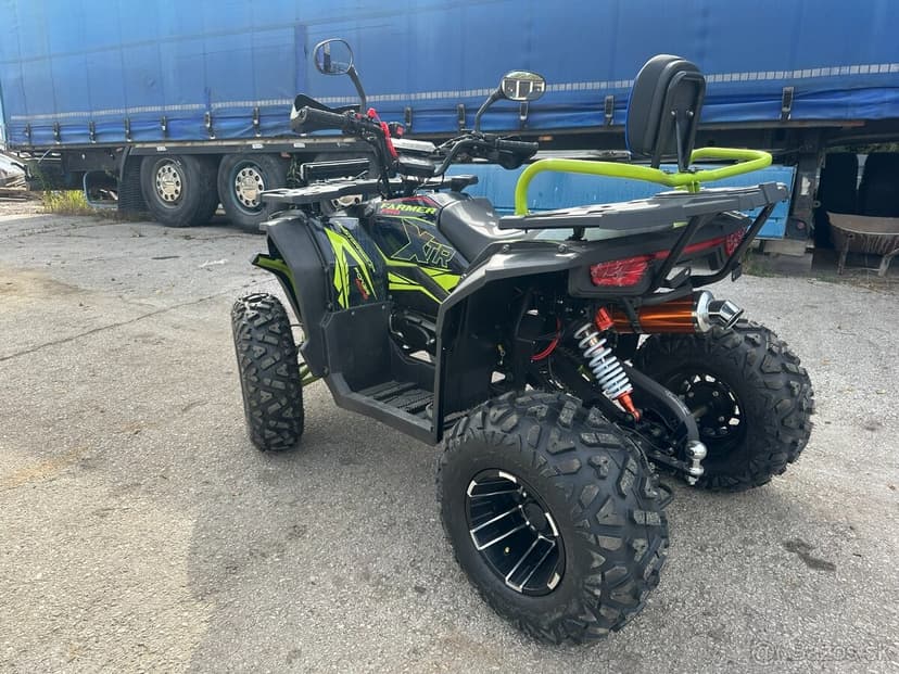 ŠTVORKOLKA XTR FARMER PRO 250CM3 + Navijak, LED Rampa, Tažná