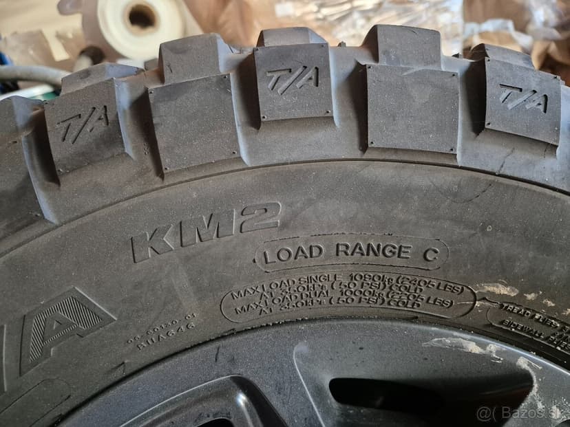 Pneumatiky na Jeep Wrangler 255/75 R17 M+S