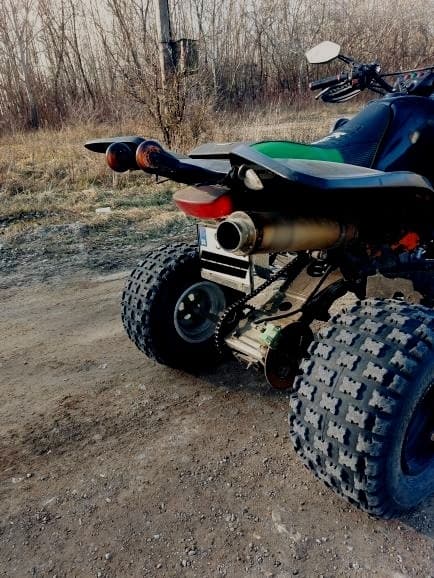 Kawasaki KFX400 TP a ŠPZ