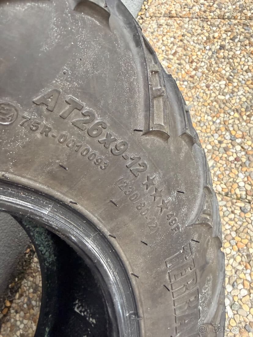 Pneumatiky na štvorkolku ITP Terracross r12