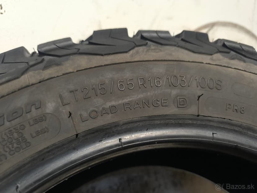 215/65 R16 Offroad pneumatiky BF Goodrich All Terrain 2 kusy