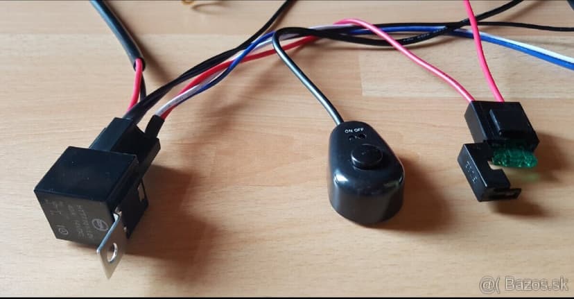 Kabeláž na led rampy - svetla