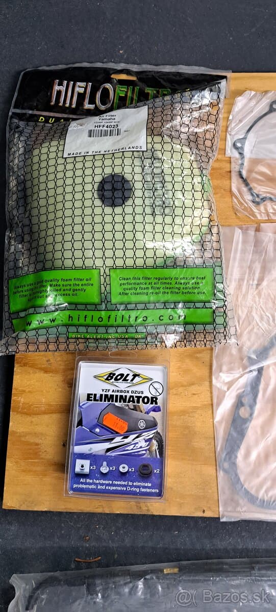 Predam nahradne diely na yamaha yzf 450, rok 2017