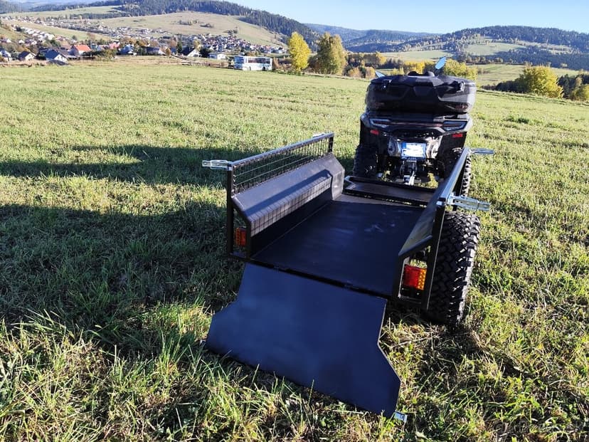 Vyklápací  ATV vozík za štvorkolku