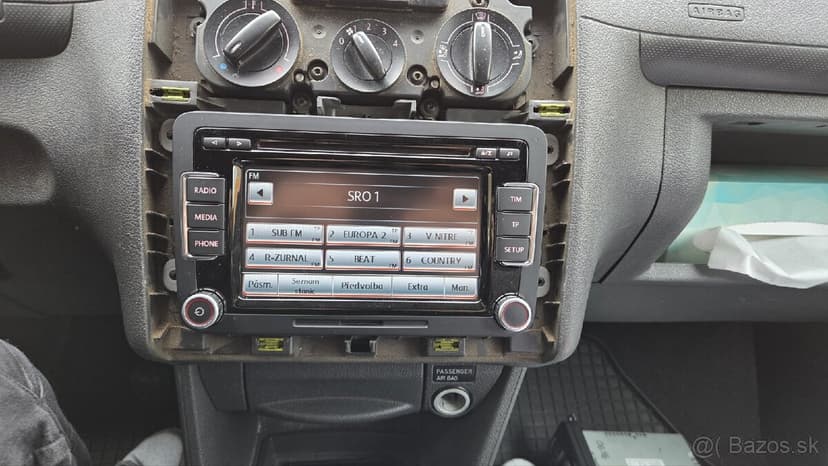 RCD 510 - červené podsvietenie