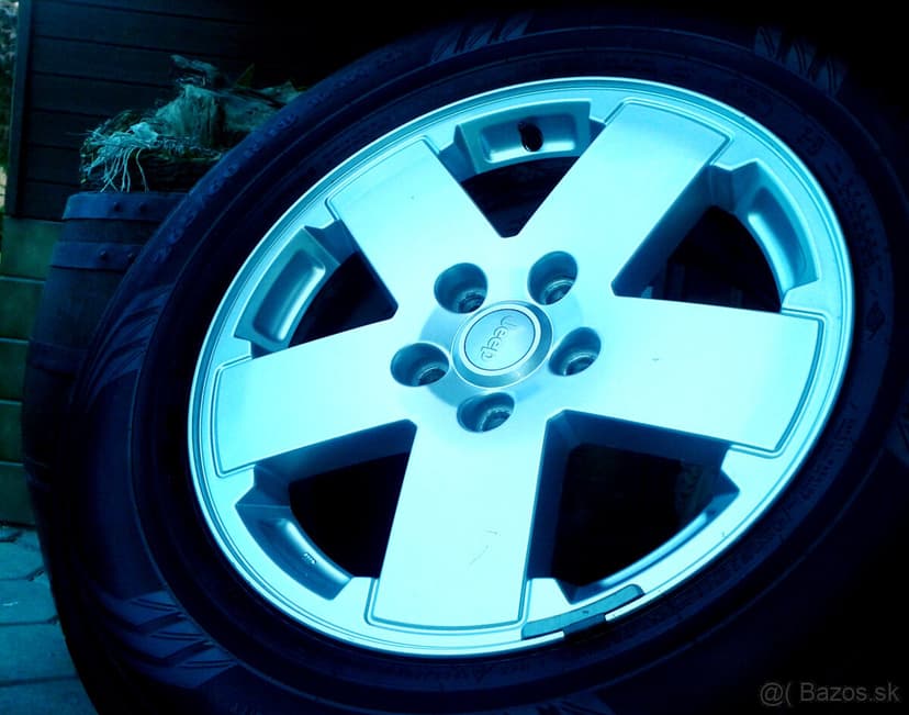 3x alu / rezerva, R18 5x127 orig. Jeep, (pneu 255/70)