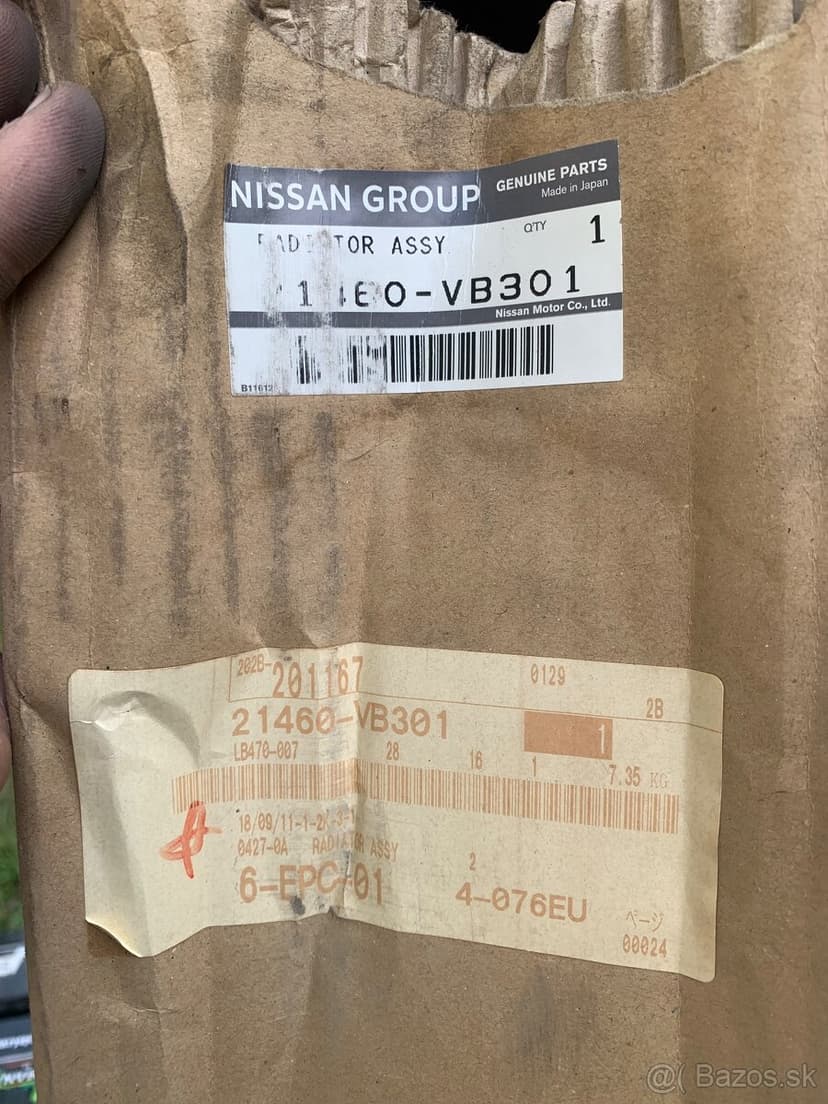 Vodný chladič Nissan Patrol GR Y61