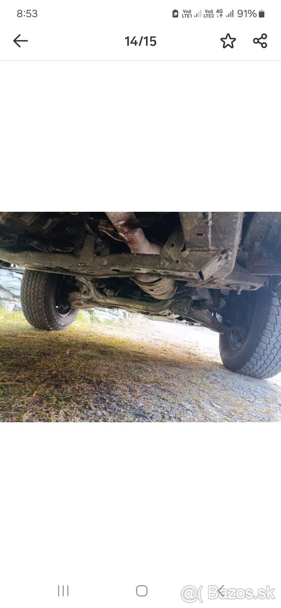 TOYOTA HILUX 2,5 DIESEL 4X4 UZÁVIERKU MA