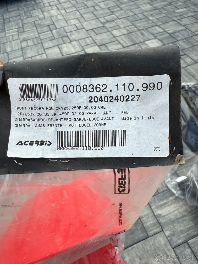 Zvyšné diely mx/enduro