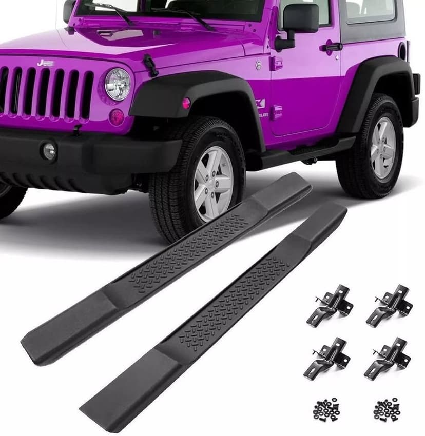 Boční nášlapy pro Jeep Wrangler JK 2007-2018 (2-dveřové)