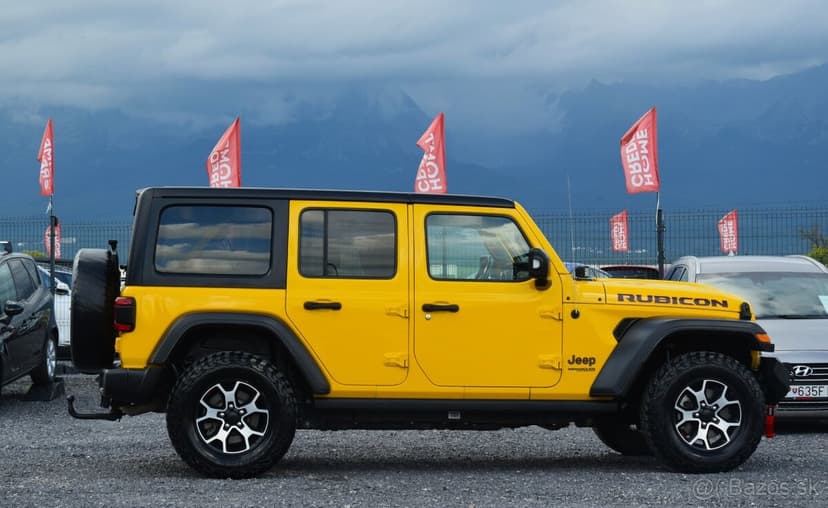 Jeep Wrangler 2.0T 200 kw Rubicon - odpočet DPH