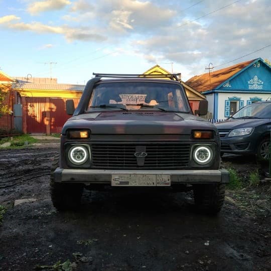 LED svetlomety 7-palcové okrúhle 178mm