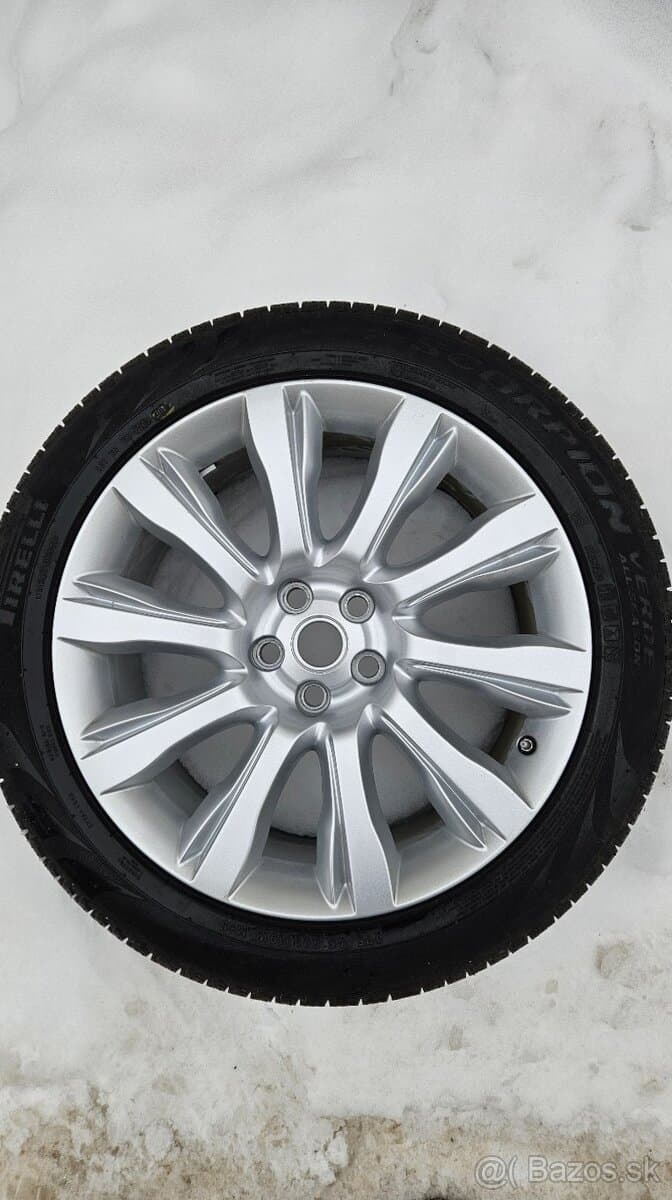TOP ALU kola Land Rover 21" – 5×120, Pirelli 98 %