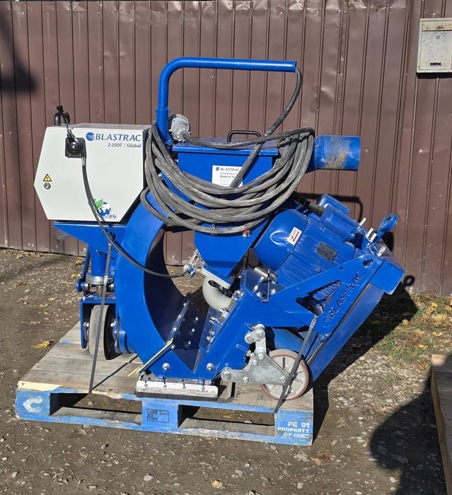Sistem sablator pardoseli  Blastrac Husqvarna 2-20DT  aspirator bdc 99