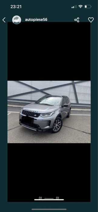 Land rover discovery sport 2021 bara fata capota usa piese dezmembrari