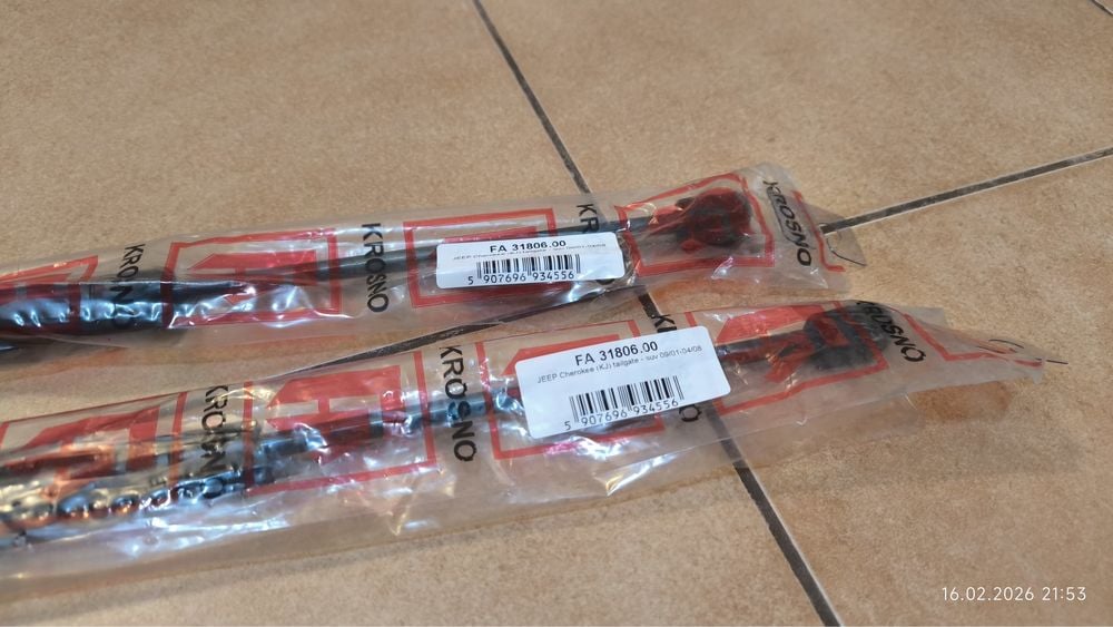 Amortizor portbagaj Jeep Cherokee (FA KROSNO 31806)