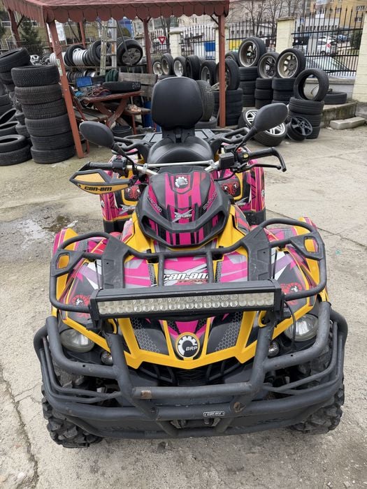 Can am outlander 650 cu nr negru