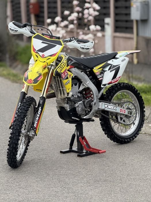 Vând Suzuki RMZ 450 2015 injecție/Impecabil/Ambreiaj REKLUSE!2950€neg!